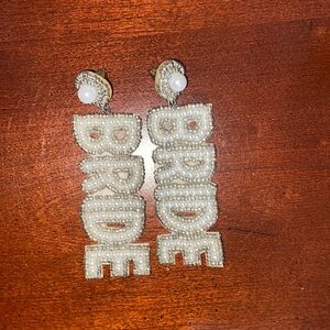 Bride earrings